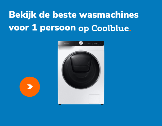 Bekijk de beste wasmachines voor 1 persoon